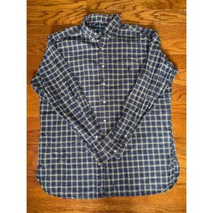 Ralph Lauren McMeel Plaid Button Up‎ Shirt Size XL